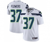 Men's Seattle Seahawks #37 Tre Flowers White Vapor Untouchable Limited Player Football Jersey