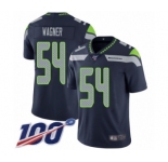 Men's Seattle Seahawks #54 Bobby Wagner Navy Blue Team Color Vapor Untouchable Limited Player 100th Season Football Jersey