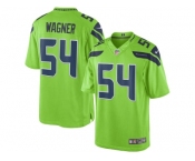 Men's Seattle Seahawks #54 Bobby Wagner Nike Green Color Rush Limited Jersey