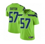 Men's Seattle Seahawks #57 Cody Barton Limited Green Rush Vapor Untouchable Football Jersey