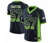 Men's Seattle Seahawks #57 Cody Barton Limited Navy Blue Rush Drift Fashion Football Jersey
