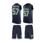 Men's Seattle Seahawks #57 Cody Barton Limited Steel Blue Tank Top Suit Football Jersey