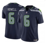 Men's Seattle Seahawks #6 Sam Howell Navy 2023 F.U.S.E. Vapor Limited Football Stitched Jersey