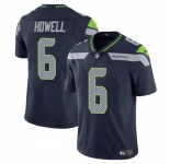 Men's Seattle Seahawks #6 Sam Howell Navy Vapor Limited Football Stitched Jersey