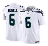 Men's Seattle Seahawks #6 Sam Howell White 2023 F.U.S.E. Vapor Limited Football Stitched Jersey