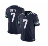Men's Seattle Seahawks #7 Geno Smith 2023 F.U.S.E. Navy Limited Football Stitched Jersey