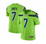 Men's Seattle Seahawks #7 Geno Smith Green Vapor Untouchable Limited Stitched Jersey