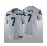 Men's Seattle Seahawks #7 Geno Smith Grey Vapor Untouchable Limited Stitched Jersey