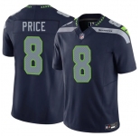 Men's Seattle Seahawks #8 Jadarian Price Navy 2026 F.U.S.E. Vapor Untouchable Limited Football Stitched Jersey