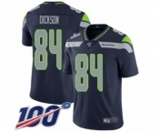 Men's Seattle Seahawks #84 Ed Dickson Navy Blue Team Color Vapor Untouchable Limited Player 100th Season Football Jersey