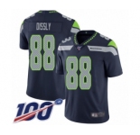 Men's Seattle Seahawks #88 Will Dissly Navy Blue Team Color Vapor Untouchable Limited Player 100th Season Football Jersey
