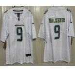 Men's Seattle Seahawks #9 Kenneth Walker III Limited White Fashion Vapor Jersey