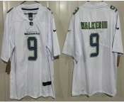 Men's Seattle Seahawks #9 Kenneth Walker III Limited White Fashion Vapor Jersey