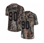 Men's Seattle Seahawks #90 Jadeveon Clowney Limited Camo Rush Realtree Football Jersey