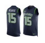 Nike Seattle Seahawks #15 Jermaine Kearse Steel Blue Team Color Men's Stitched NFL Limited Tank Top Jersey