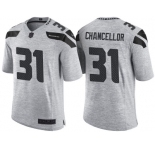 Nike Seattle Seahawks #31 Kam Chancellor 2016 Gridiron Gray II Men's NFL Limited Jersey