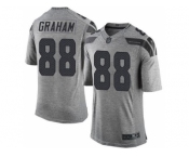 Nike Seattle Seahawks #88 Jimmy Graham Gridiron Gray jerseys(Limited)