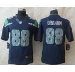 nike jerseys seattle seahawks #88 jimmy graham blue[nike limited]