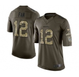 nike nfl jerseys seattle seahawks #12 fan army green[nike Limited Salute To Service]