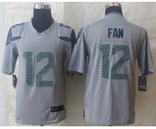 nike nfl jerseys seattle seahawks #12 fan grey[nike limited]
