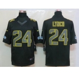 nike nfl jerseys seattle seahawks #24 marshawn lynch black[nike impact limited]
