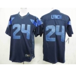 nike nfl jerseys seattle seahawks #24 marshawn lynch blue[drenched limited]