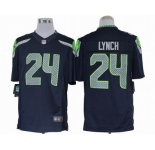 nike nfl jerseys seattle seahawks #24 marshawn lynch blue[nike limited]