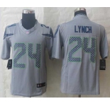 nike nfl jerseys seattle seahawks #24 marshawn lynch grey[nike limited]