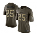 nike nfl jerseys seattle seahawks #25 sherman army green[nike Limited Salute To Service]