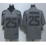 nike nfl jerseys seattle seahawks #25 sherman gray[nike Limited]