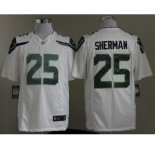 nike nfl jerseys seattle seahawks #25 sherman white[nike limited]