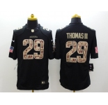 nike nfl jerseys seattle seahawks #29 thomas iii Black[salute to service limited]