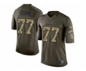 nike nfl jerseys seattle seahawks #77 ahtyba rubin army green[nike Limited Salute To Service]