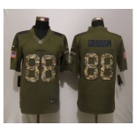 nike nfl jerseys seattle seahawks #88 graham army green[nike Limited Salute To Service]