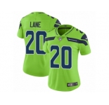 Women Nike Seattle Seahawks #20 Jeremy Lane Vapor Untouchable Limited Green NFL Jersey