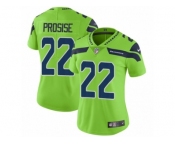 Women Nike Seattle Seahawks #22 C. J. Prosise Vapor Untouchable Limited Green NFL Jersey