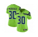 Women Nike Seattle Seahawks #30 Bradley McDougald Vapor Untouchable Limited Green NFL Jersey