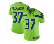 Women Nike Seattle Seahawks #37 Shaun Alexander Vapor Untouchable Limited Green NFL Jersey