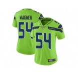 Women Nike Seattle Seahawks #54 Bobby Wagner Vapor Untouchable Limited Green NFL Jersey