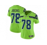 Women Nike Seattle Seahawks #78 Luke Joeckel Vapor Untouchable Limited Green NFL Jersey