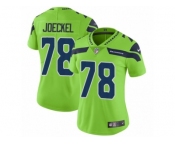 Women Nike Seattle Seahawks #78 Luke Joeckel Vapor Untouchable Limited Green NFL Jersey