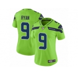 Women Nike Seattle Seahawks #9 Jon Ryan Vapor Untouchable Limited Green NFL Jersey