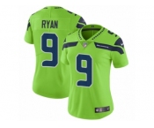 Women Nike Seattle Seahawks #9 Jon Ryan Vapor Untouchable Limited Green NFL Jersey