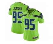 Women Nike Seattle Seahawks #95 Dion Jordan Vapor Untouchable Limited Green NFL Jersey