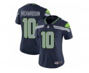 Women's Nike Seattle Seahawks #10 Paul Richardson Vapor Untouchable Limited Steel Blue Team Color NFL Jersey