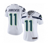 Women's Nike Seattle Seahawks #11 Sebastian Janikowski White Vapor Untouchable Limited Player NFL Jersey