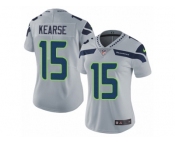 Women's Nike Seattle Seahawks #15 Jermaine Kearse Vapor Untouchable Limited Grey Alternate NFL Jersey