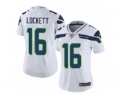 Women's Nike Seattle Seahawks #16 Tyler Lockett Vapor Untouchable Limited White NFL Jersey