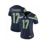 Women's Nike Seattle Seahawks #17 Braylon Edwards Vapor Untouchable Limited Steel Blue Team Color NFL Jersey
