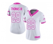 Women's Nike Seattle Seahawks #29 Earl Thomas III Limited Rush Fashion Pink NFL Jersey